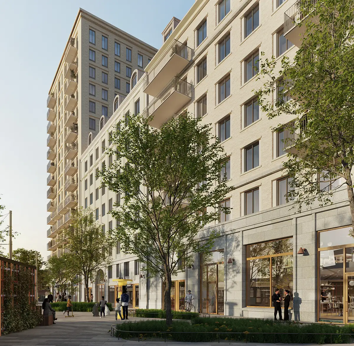 Visualisering av projektet i Krokslätt