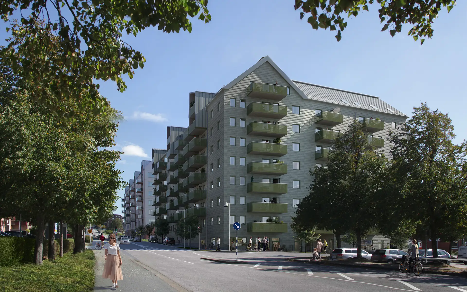 Kållelyckan sett från Streteredsvägen